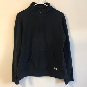 1/4 Black Under Armour Fleece